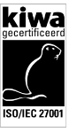 Kiwa ISO IEC 27001 logo NL